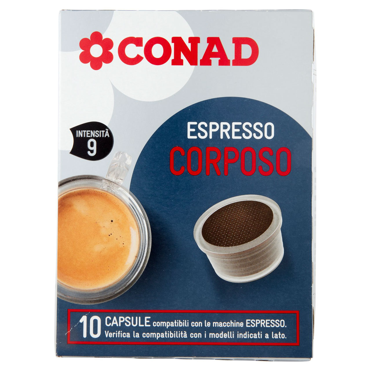 Espresso Corposo 10 Capsule 69 g Conad