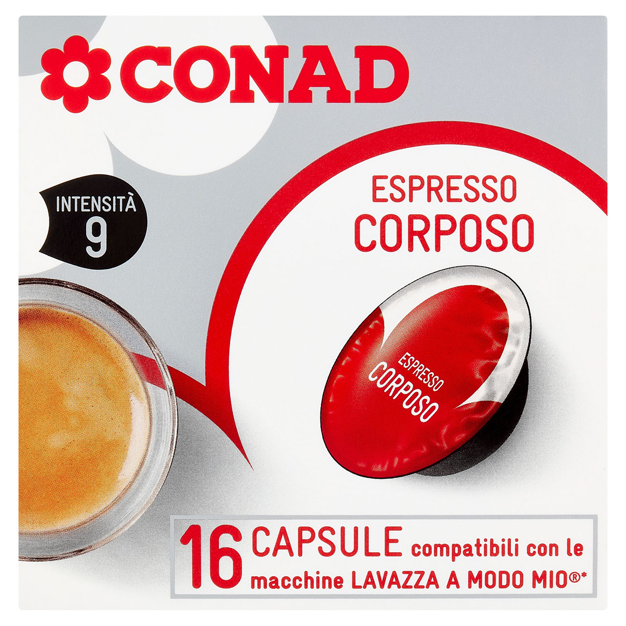 16 Capsule Espresso per Lavazza a Modo Mio Conad