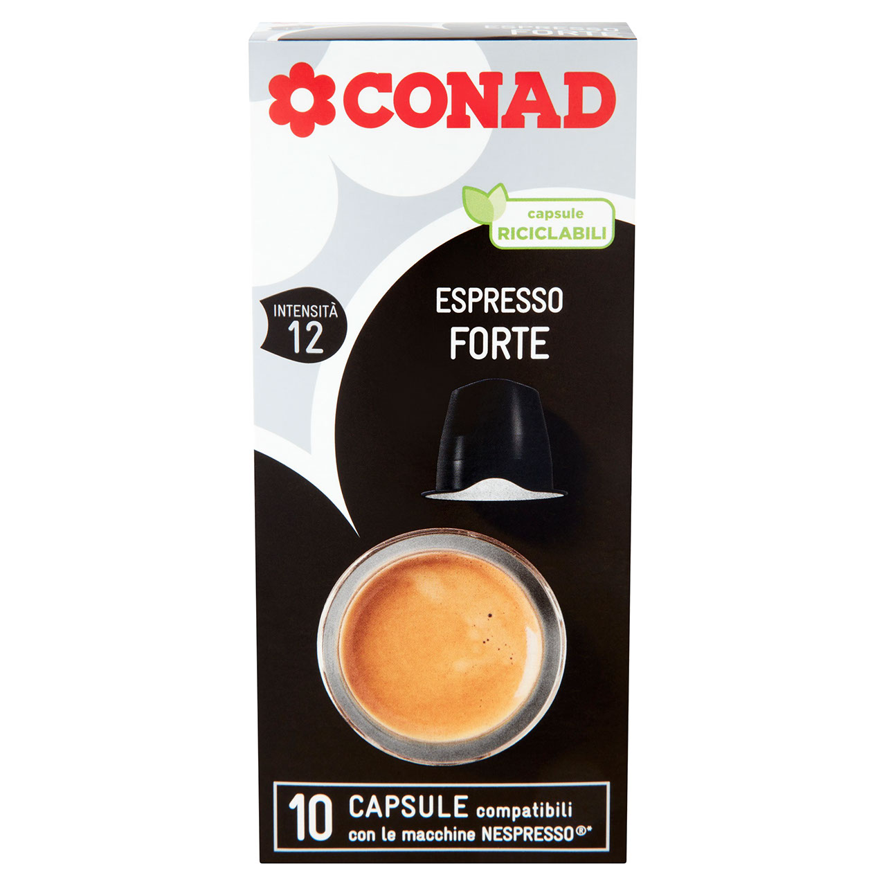 Espresso Forte 10 Capsule 50 g Conad