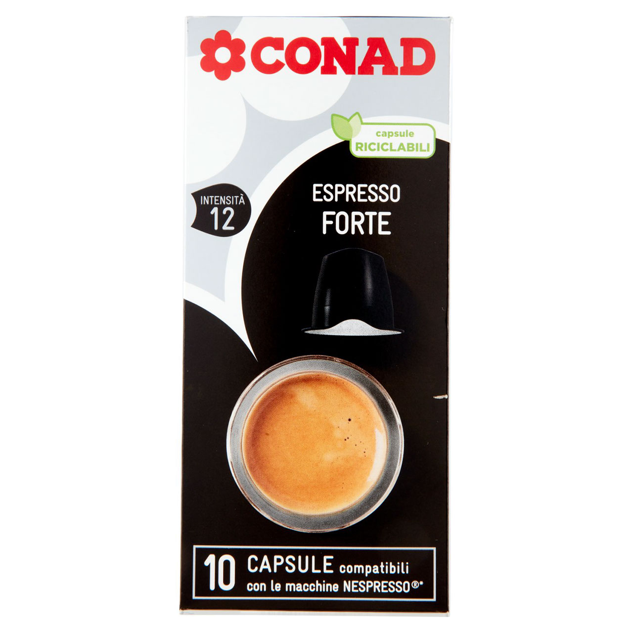 Espresso Forte 10 Capsule 50 g Conad