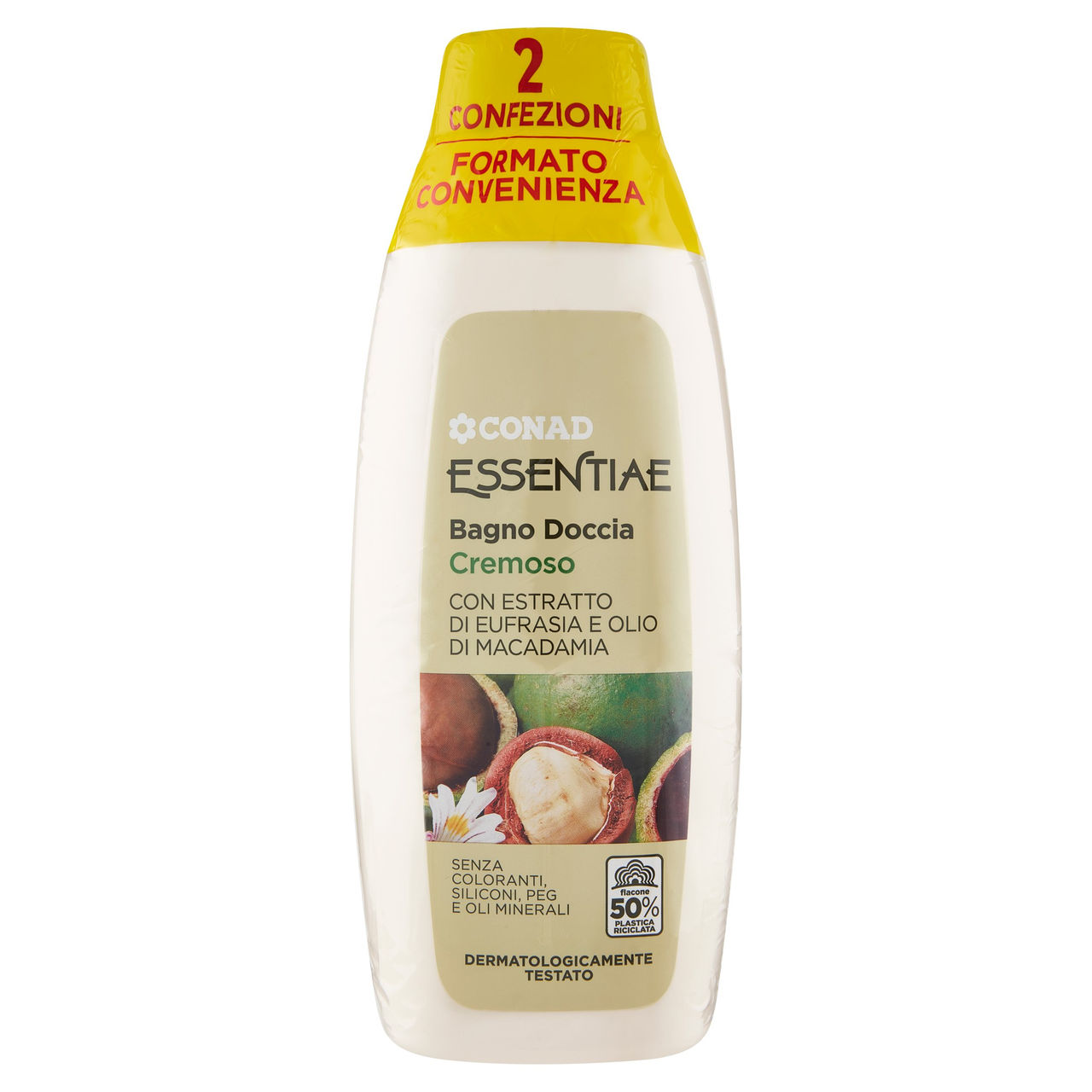 CONAD Essentiae Bagno Doccia Cremoso 2 x 600 ml