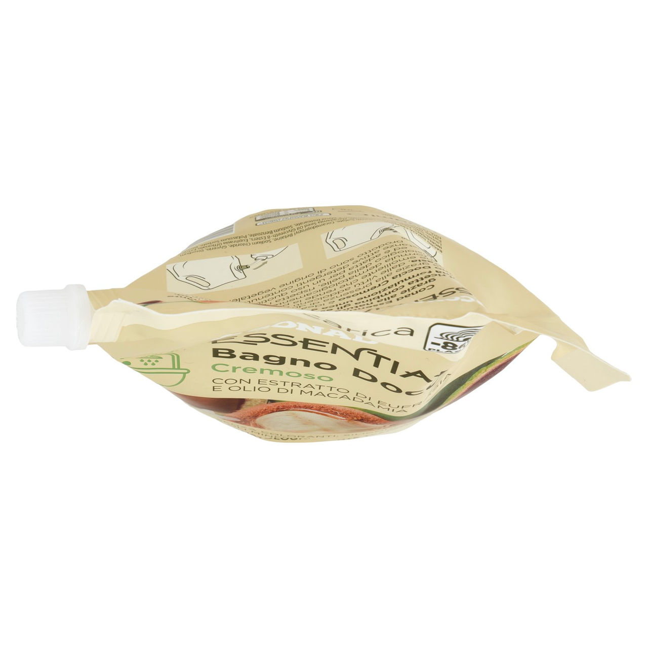 CONAD Essentiae Bagno Doccia Cremoso Eco Ricarica 1200 ml