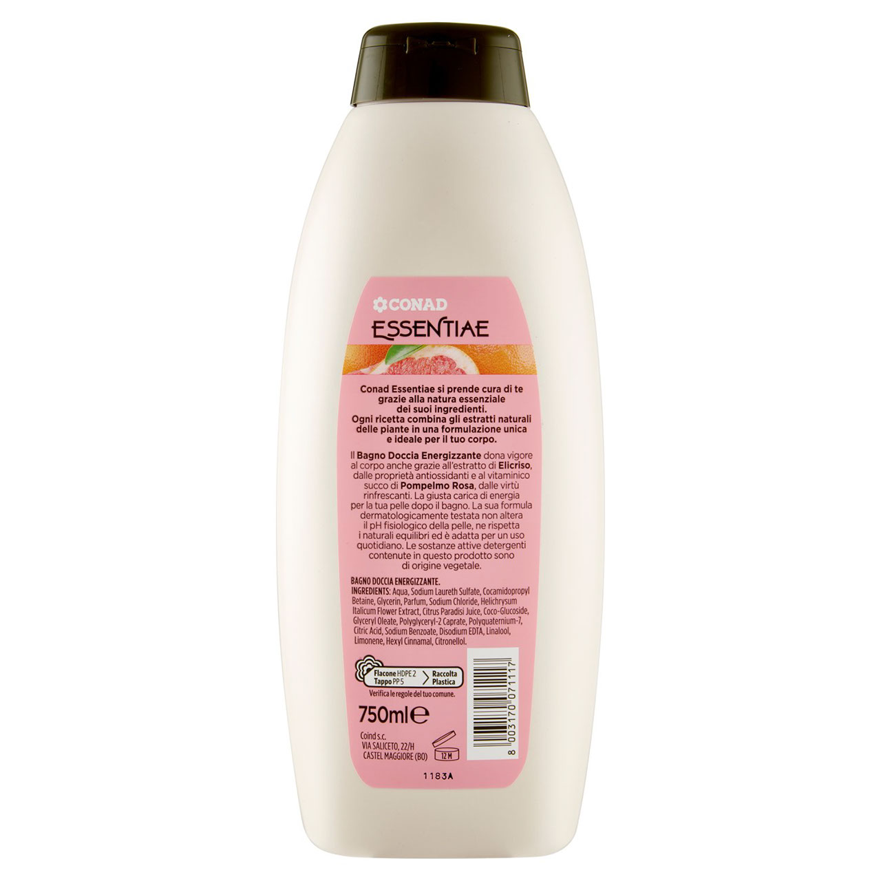 CONAD Essentiae Bagno Doccia Energizzante 750 ml