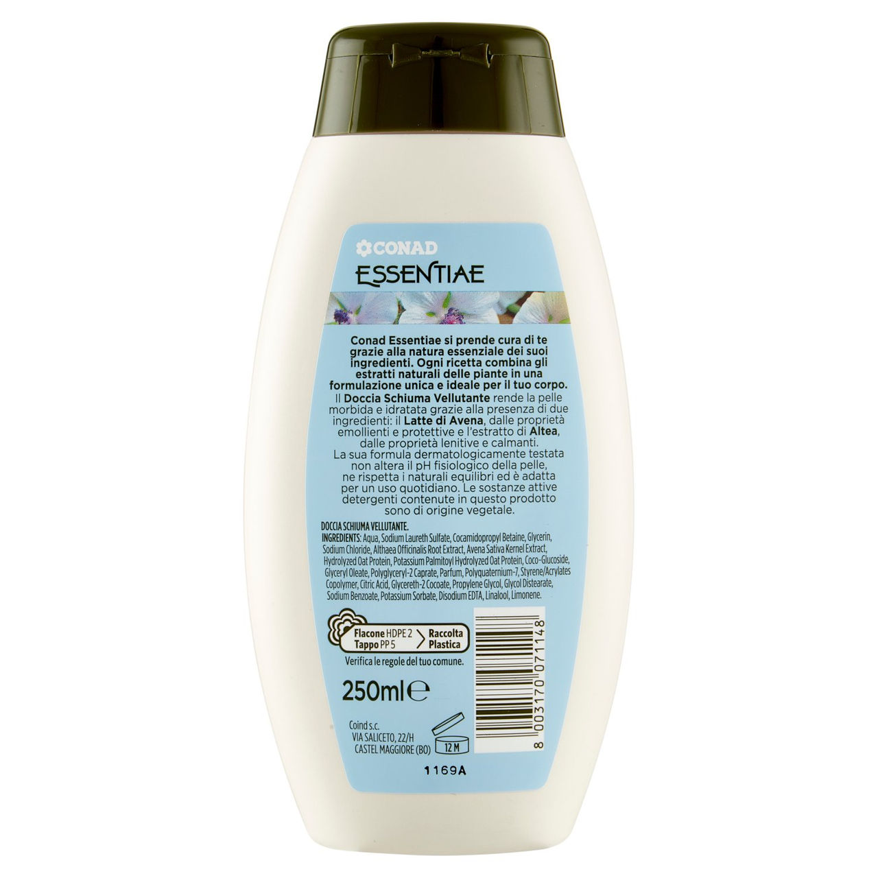 Essentiae Doccia Schiuma Vellutante 250 ml Conad