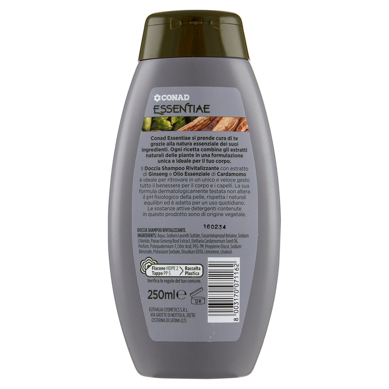 Essentiae Doccia Shampoo Rivitalizzante Conad