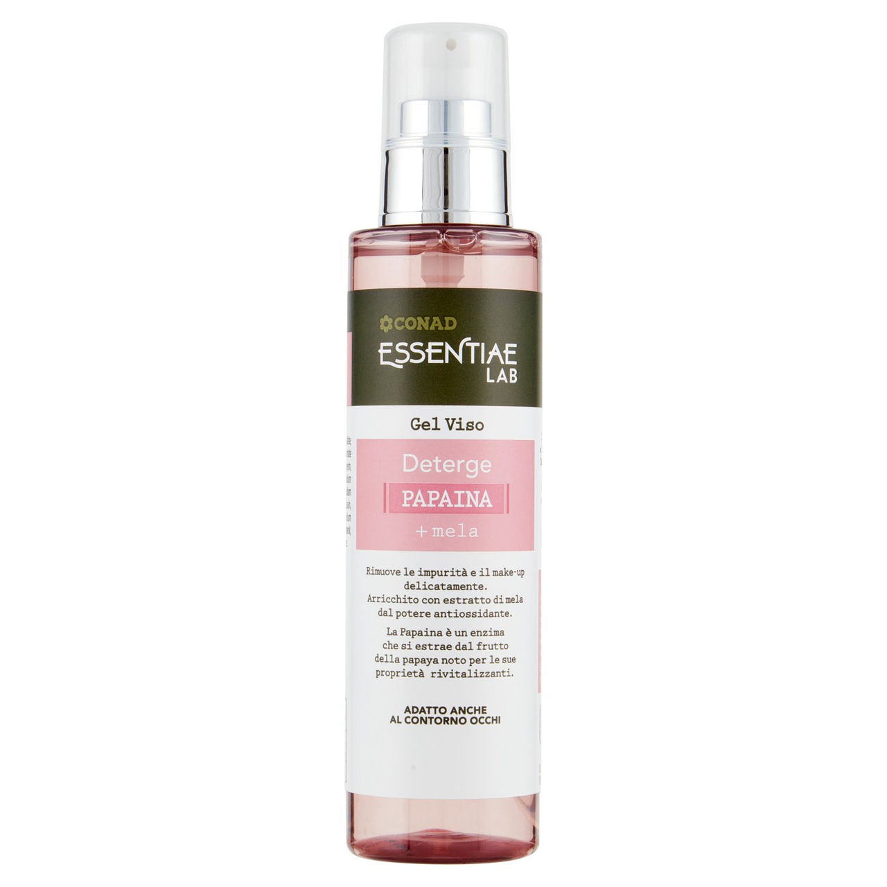 CONAD Essentiae Lab Gel Viso Deterge Papaina   mela 150 ml