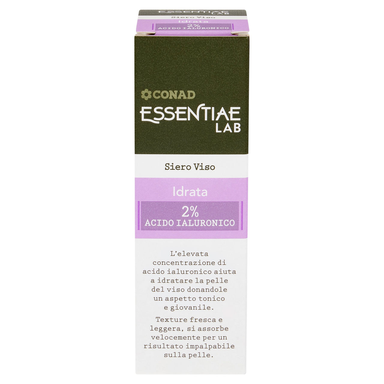 CONAD Essentiae Lab Siero Viso Idrata 2% Acido Ialuronico 30 ml
