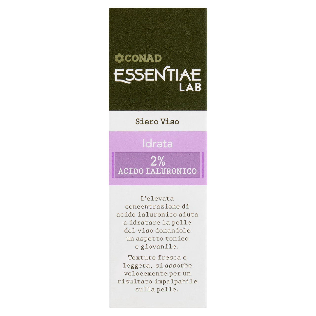 CONAD Essentiae Lab Siero Viso Idrata 2% Acido Ialuronico 30 ml