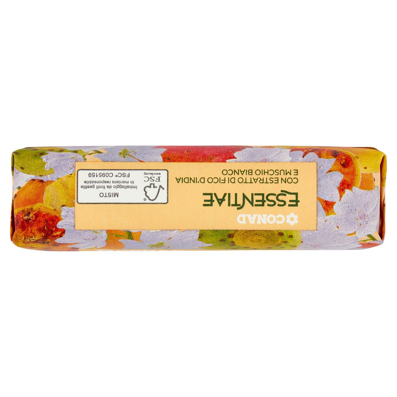 CONAD Essentiae Sapone Vegetale con Estratto di Fico d'India e Muschio Bianco 125 g