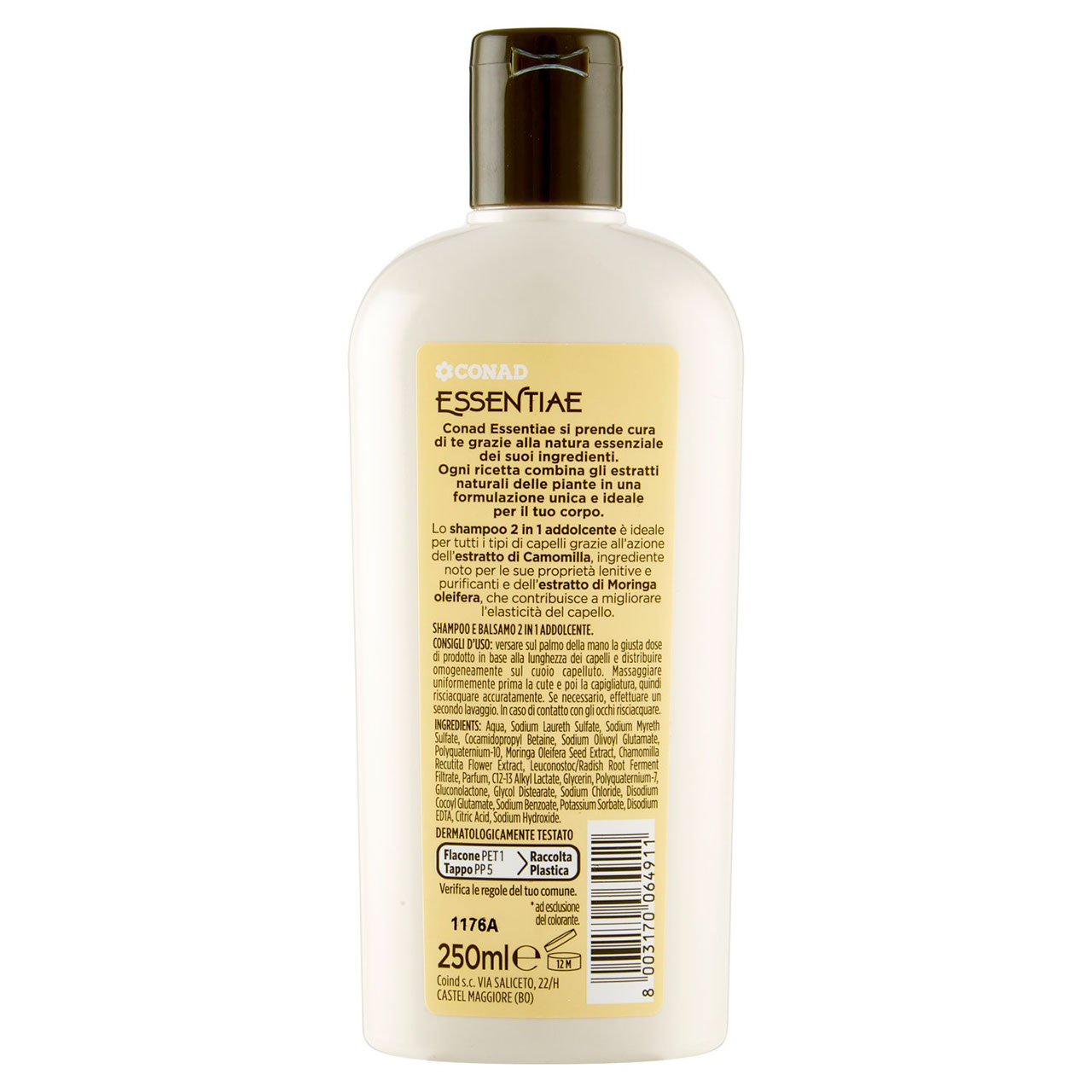 CONAD Essentiae Shampoo e Balsamo 2in1 Addolcente 250 ml