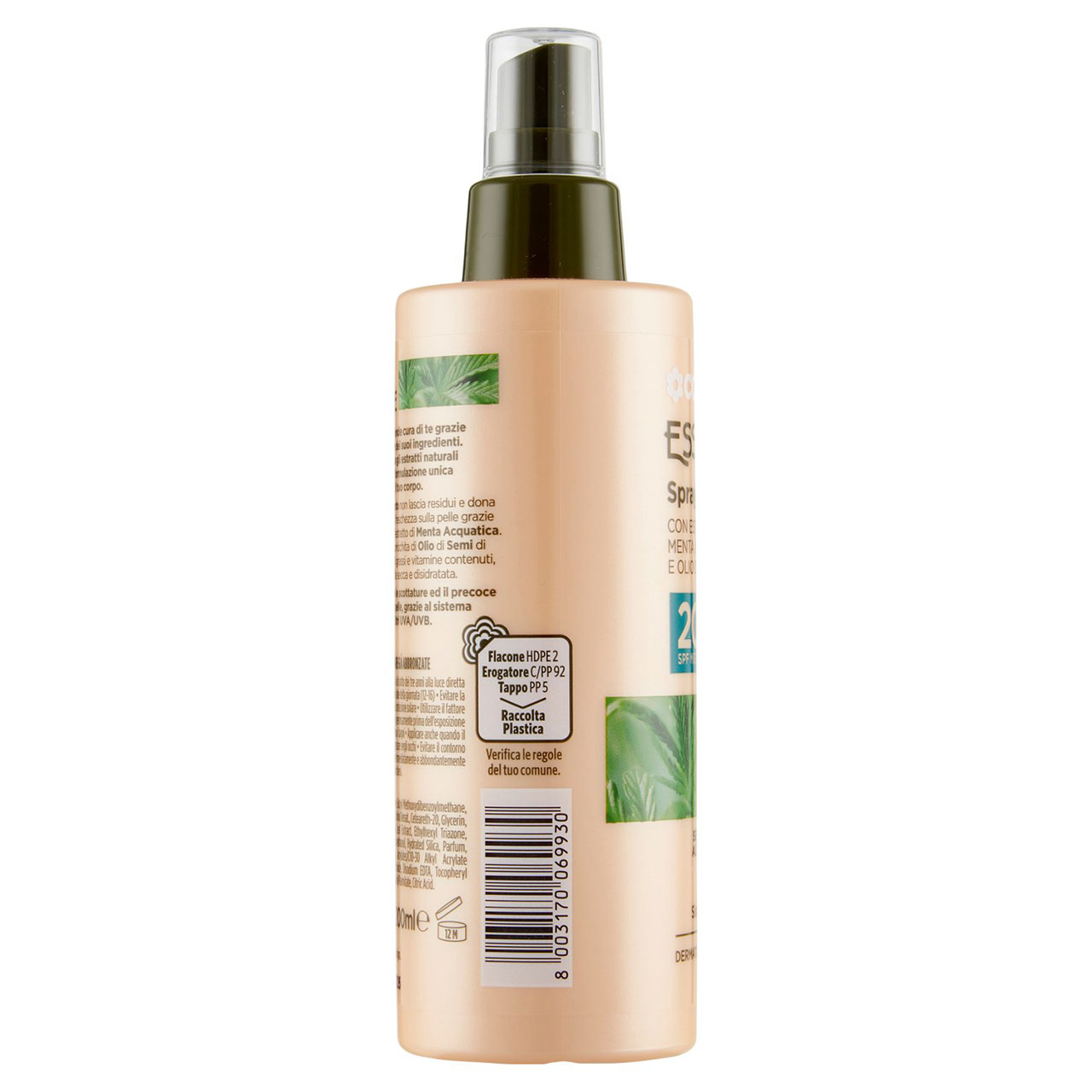 Spray solare 20 SPF Conad in vendita online