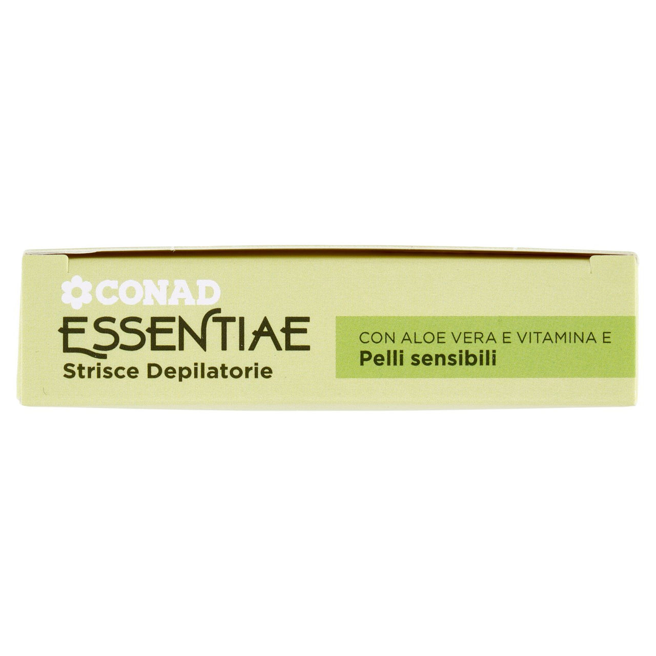 CONAD Essentiae Strisce Depilatorie Ascelle e Bikini Pelli sensibili 20 Strisce 4 Salviette Post