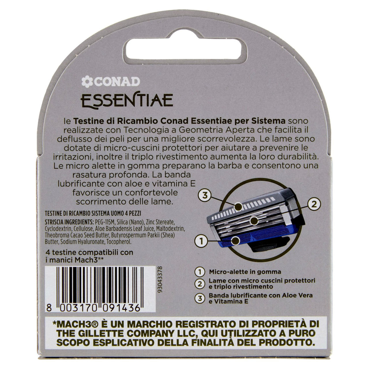 CONAD Essentiae Testine di Ricambio 4 pz