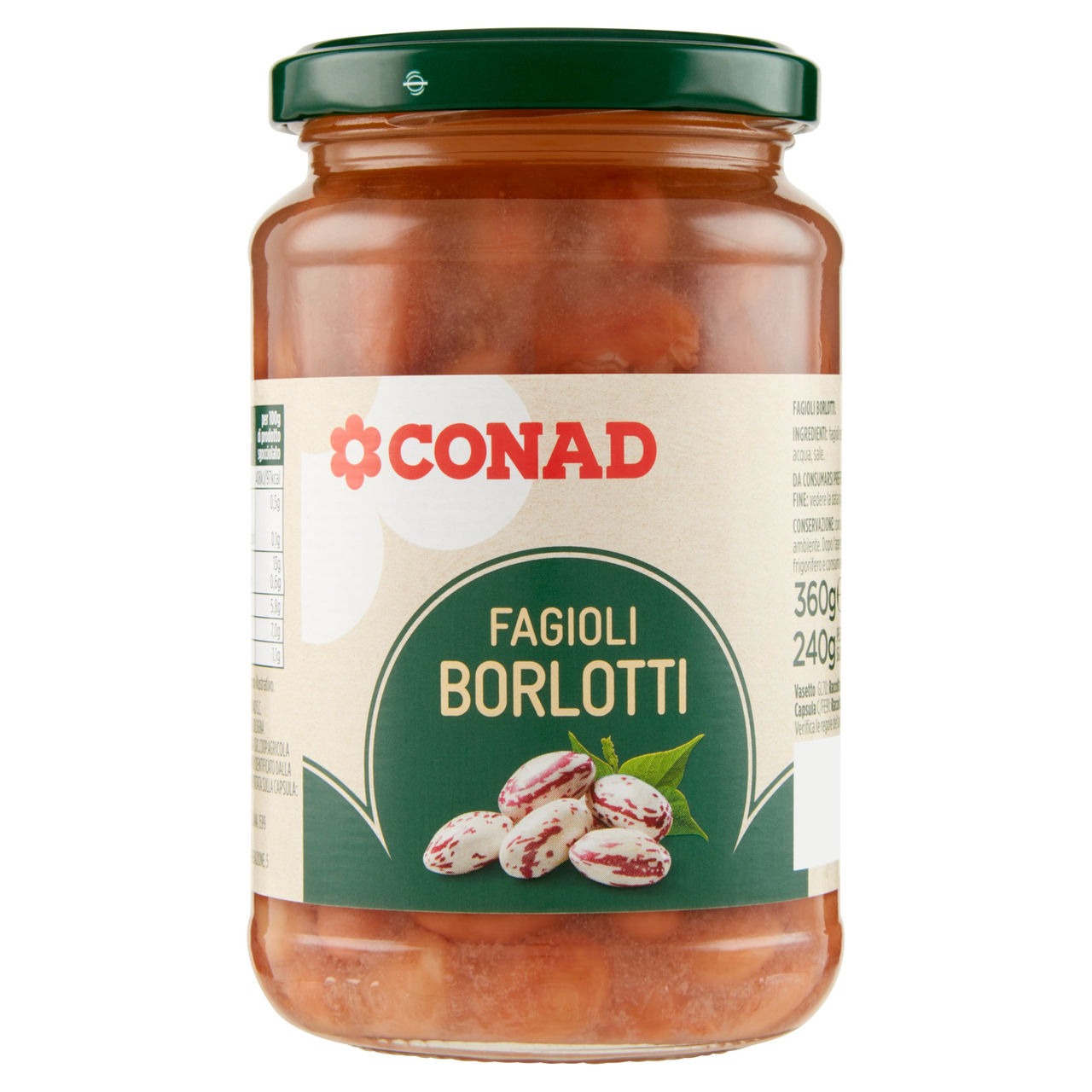 Fagioli Borlotti 360 g Conad in vendita online