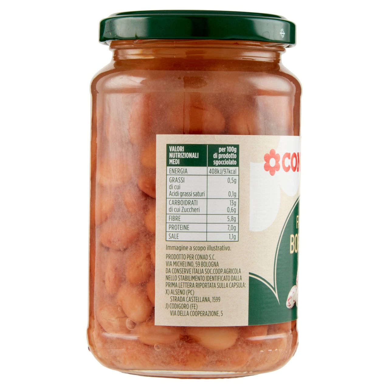 Fagioli Borlotti 360 g Conad in vendita online