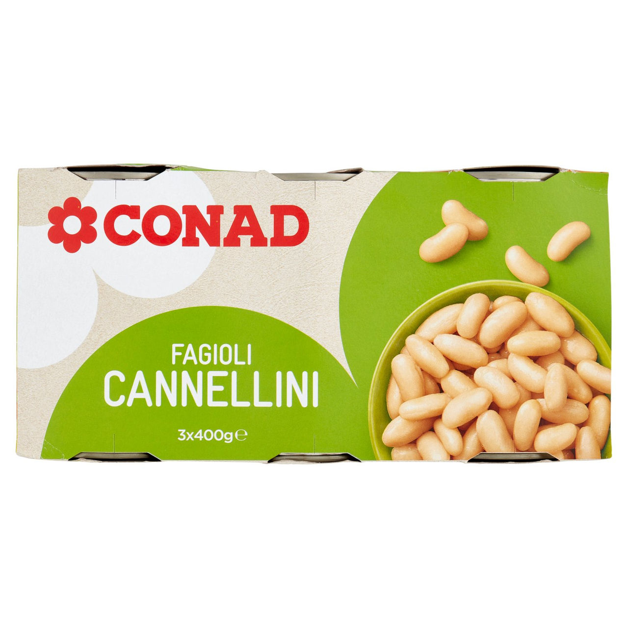 Fagioli Cannellini 3 x 400 g Conad vendita online