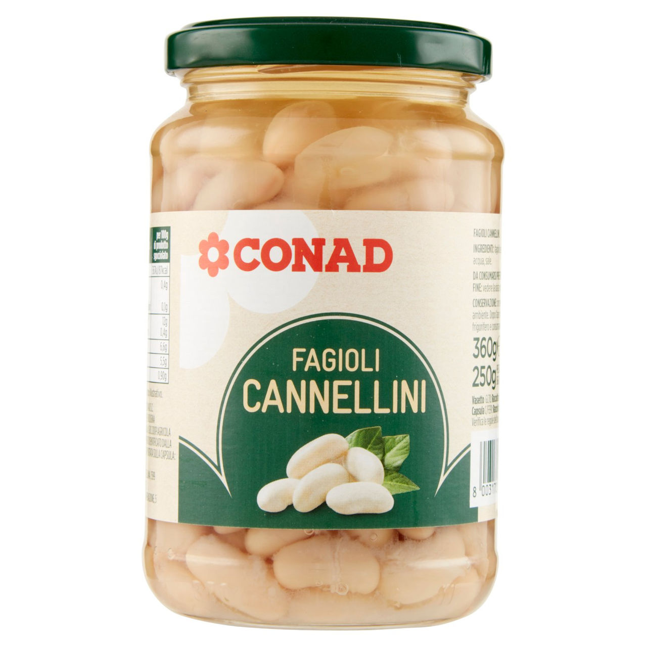 Fagioli Cannellini 360 g Conad in vendita online