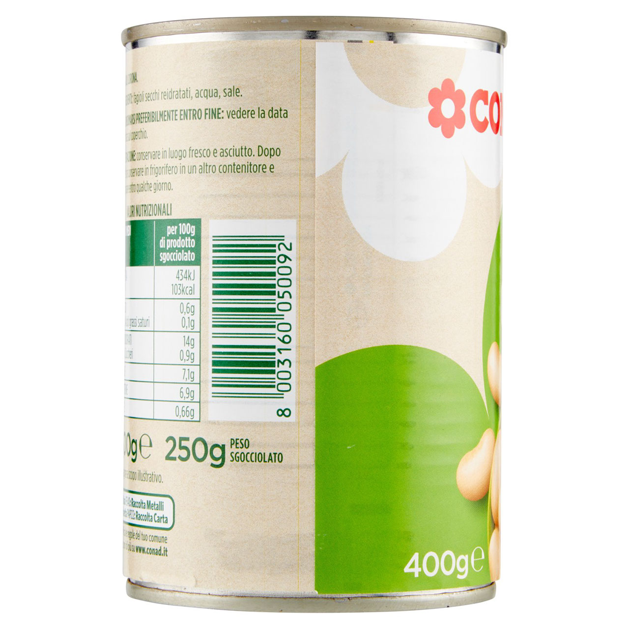 CONAD Fagioli Corona 400 g in vendita online