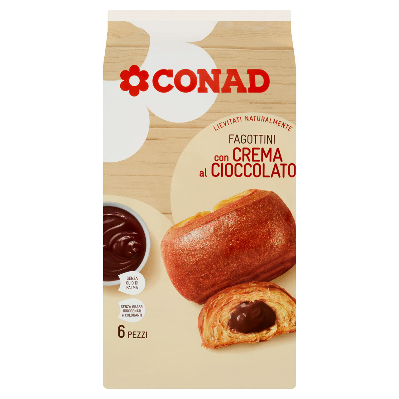 Fagottini con Crema al Cioccolato Conad