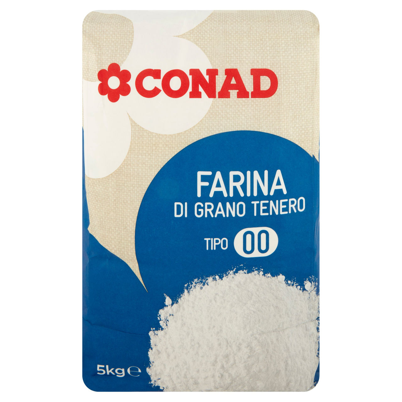 Farina di grano tenero tipo ''00'' Kg. 5 Conad