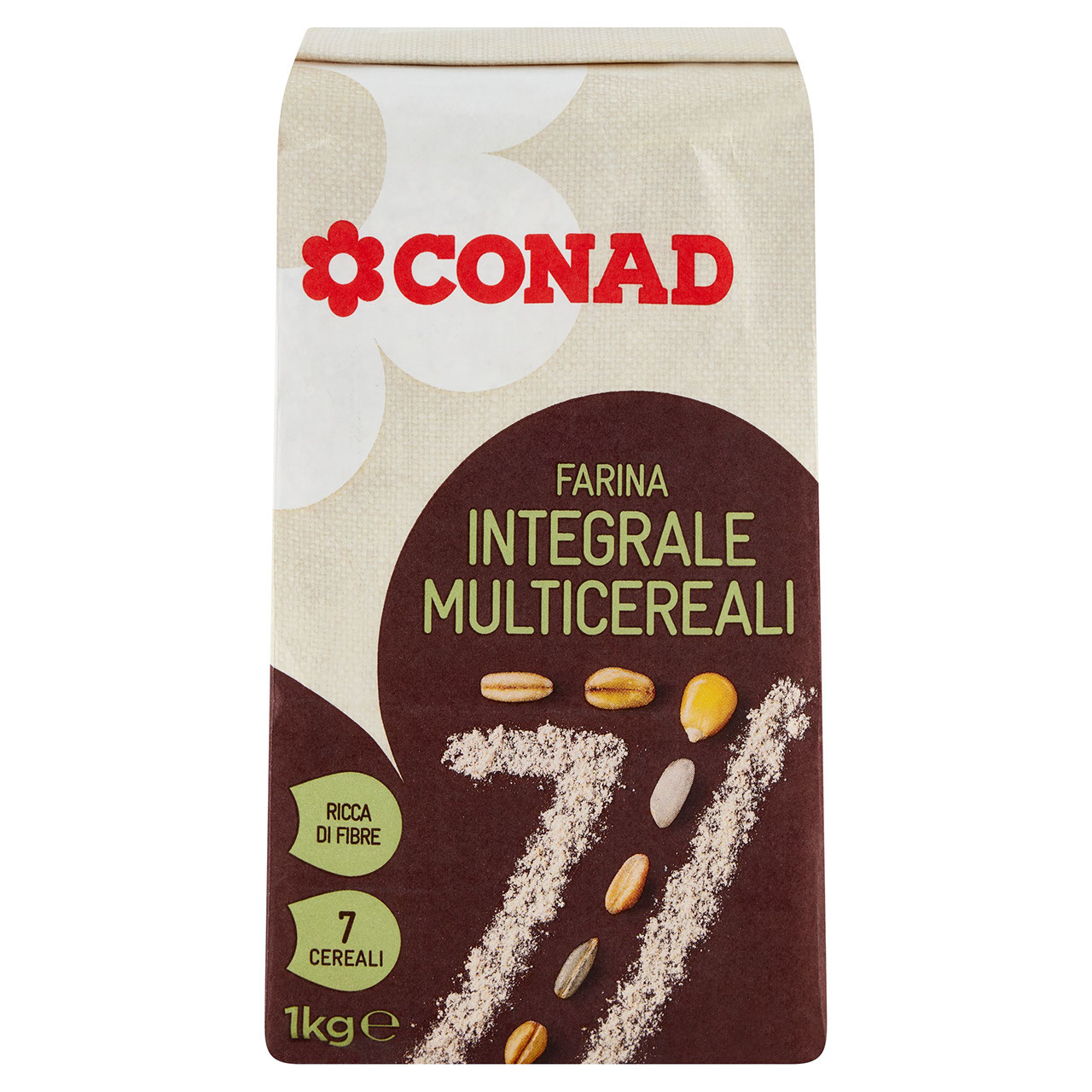 Farina Integrale Multicereali 1 kg Conad