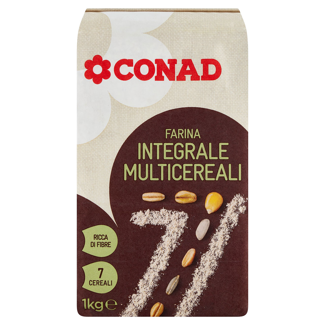 Farina Integrale Multicereali 1 kg Conad