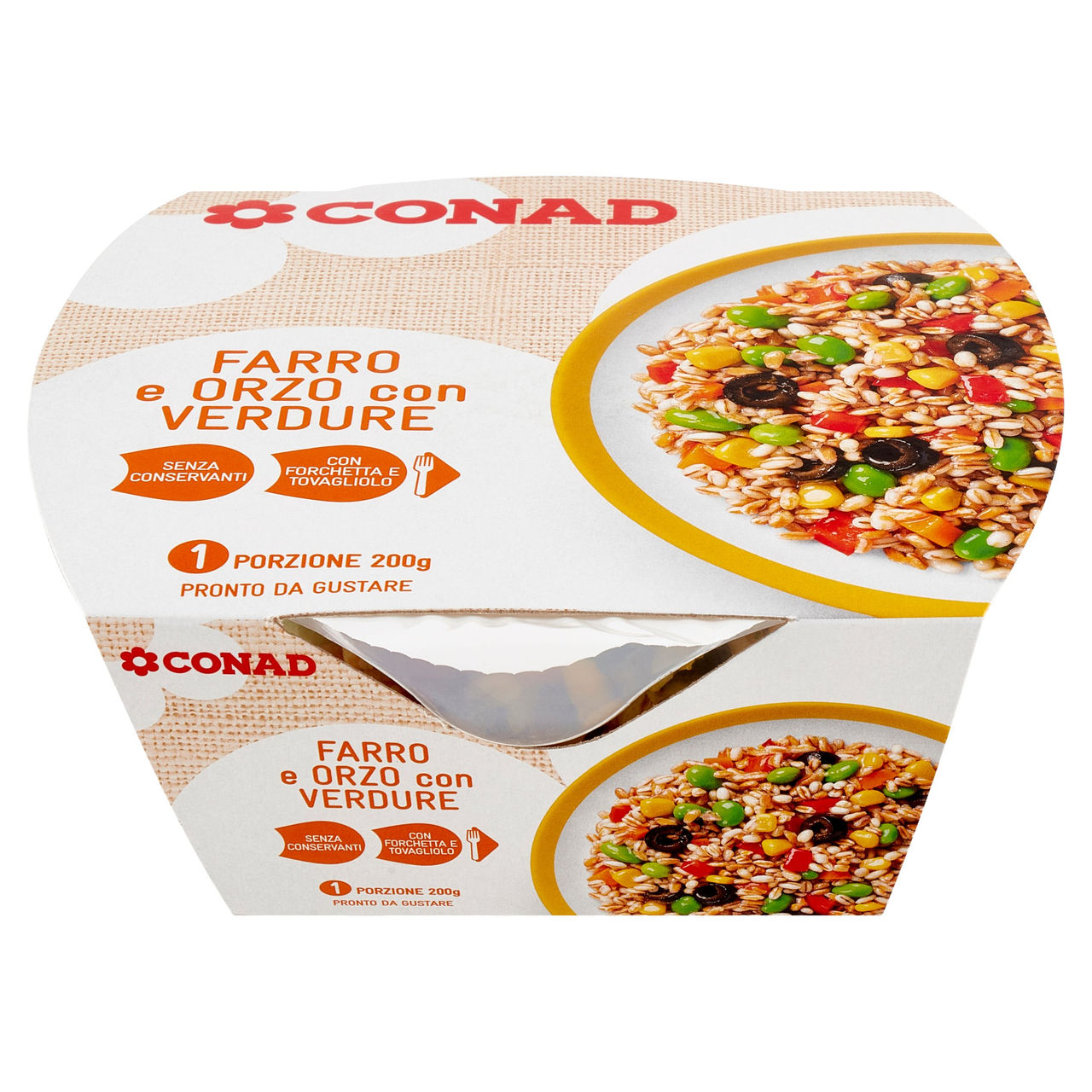 CONAD Farro e Orzo con Verdure 200 g