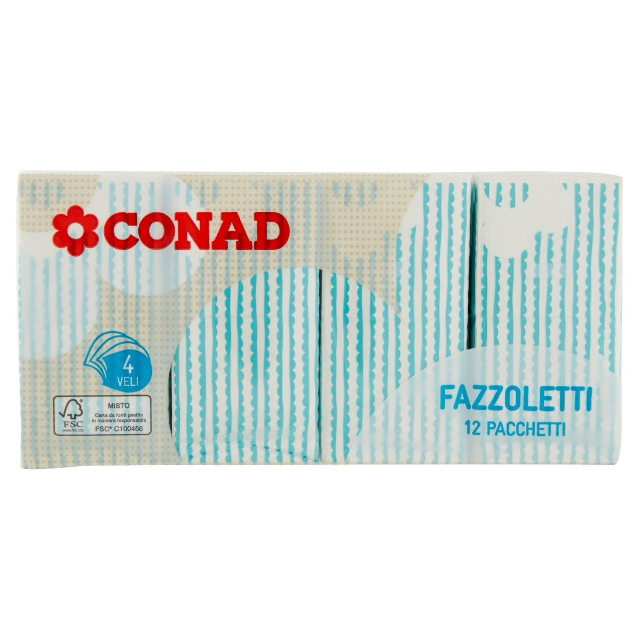 Fazzoletti 4 Veli 12 Pacchetti Conad online