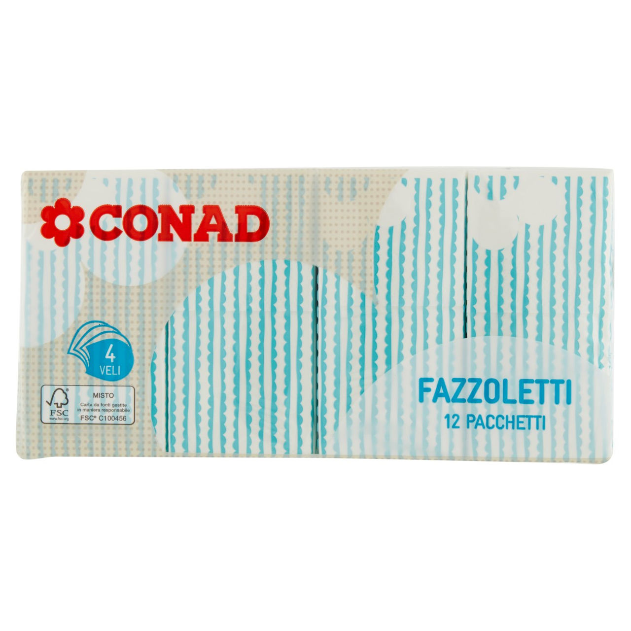 Fazzoletti 4 Veli 12 Pacchetti Conad online