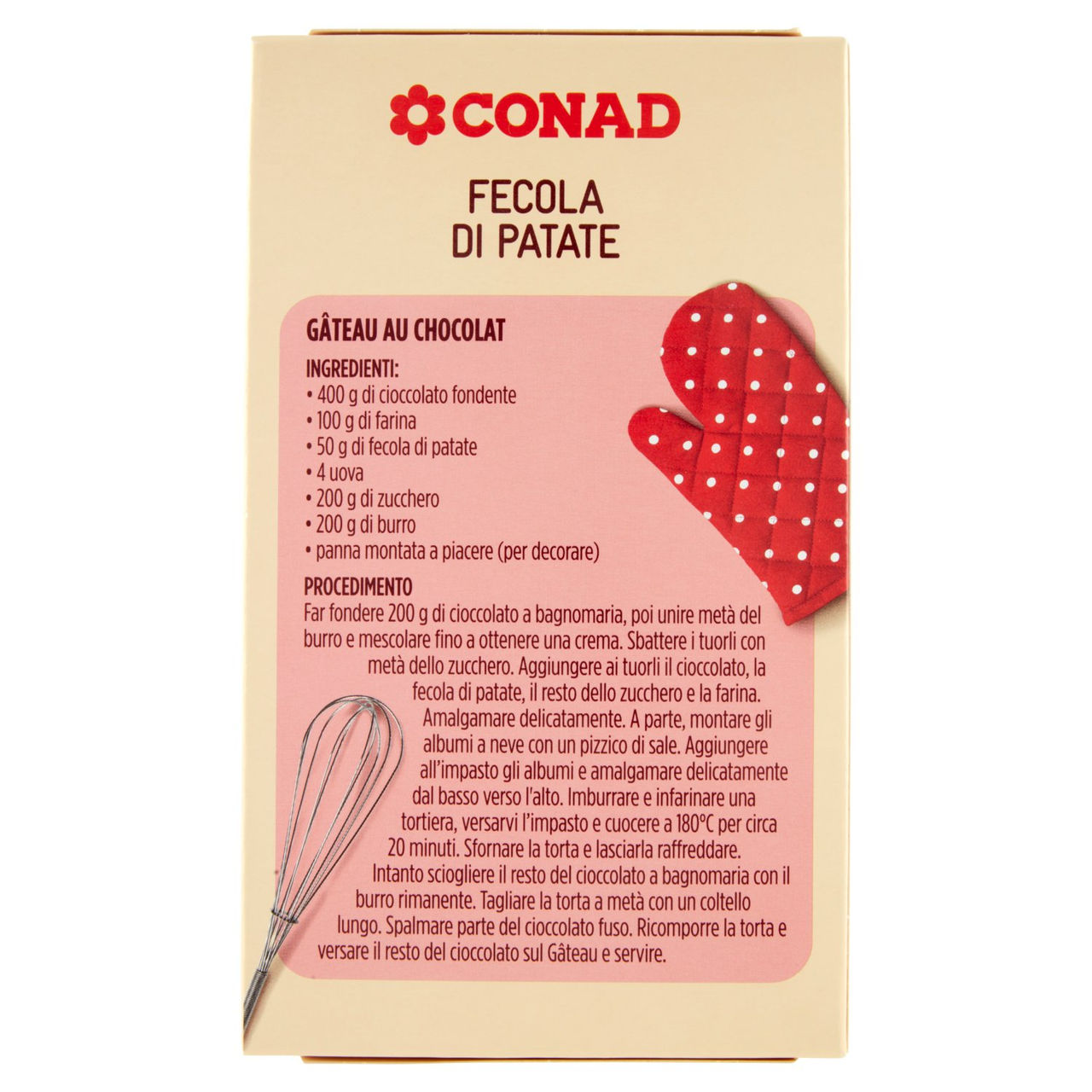 Fecola di patate 250 g Conad in vendita online