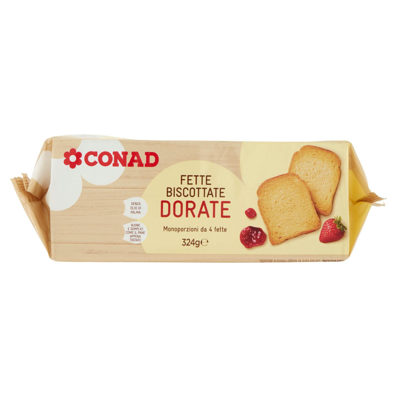 Fette Biscottate Dorate 324g Conad online