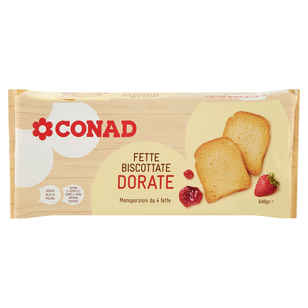 Fette Biscottate Dorate 648 g Conad vendita online