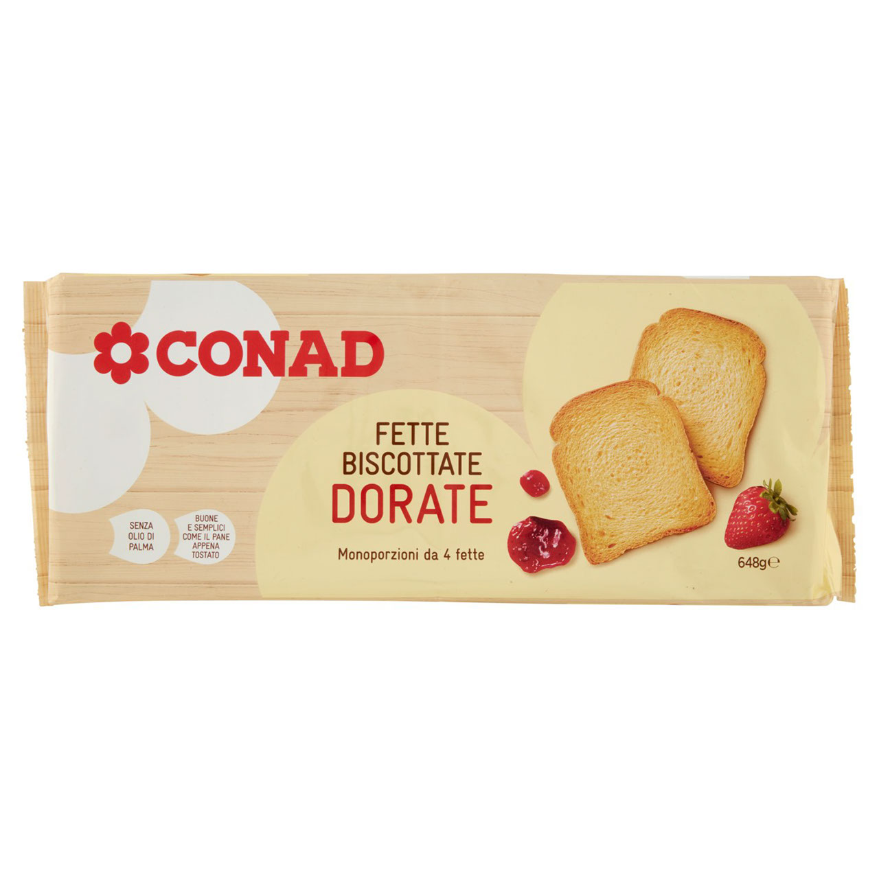 Fette Biscottate Dorate 648 g Conad vendita online