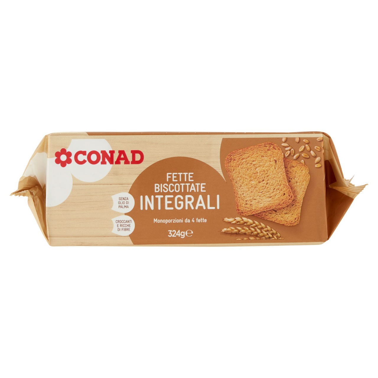 Fette Biscottate Integrali 324 g Conad