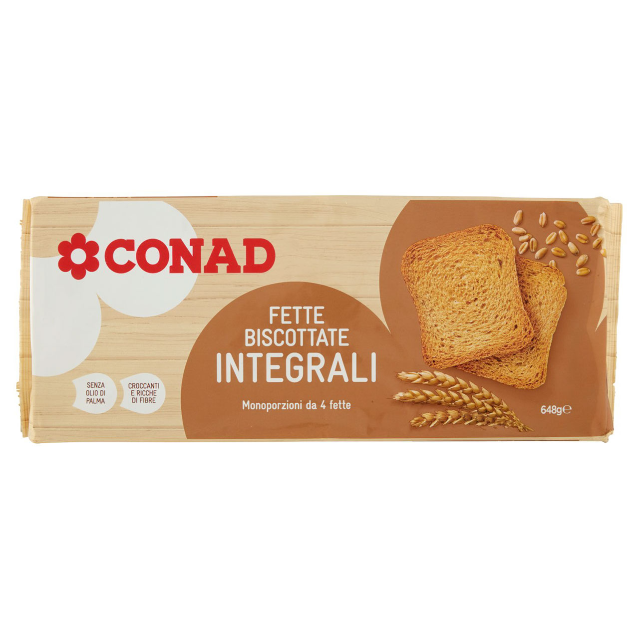 Fette Biscottate Integrali 648 g Conad