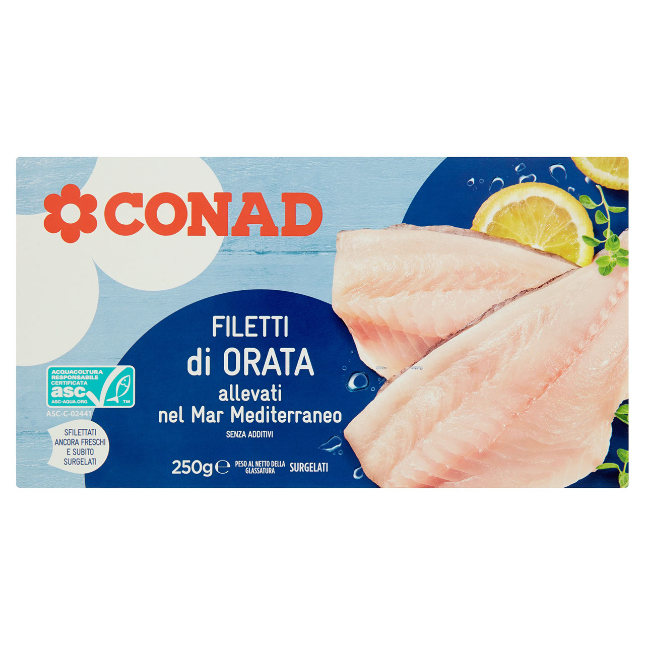 Filetti di Orata Surgelati Conad vendita online