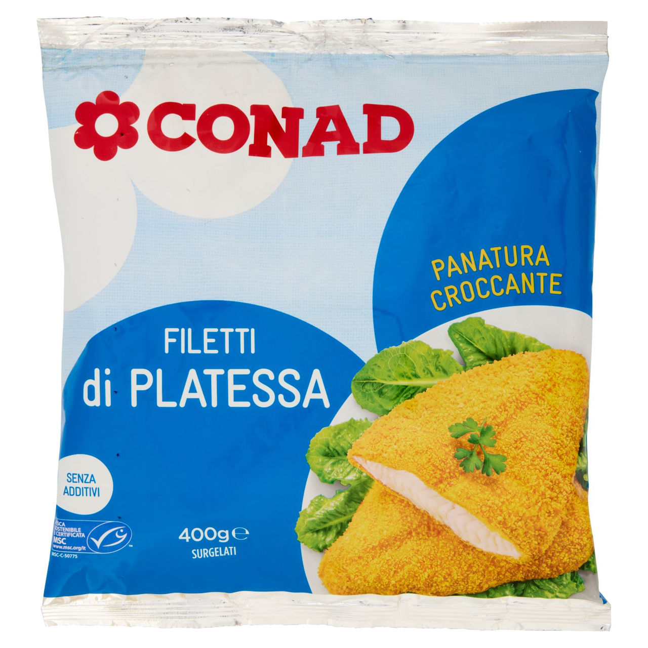 Filetti di Platessa Surgelati 400 g Conad online