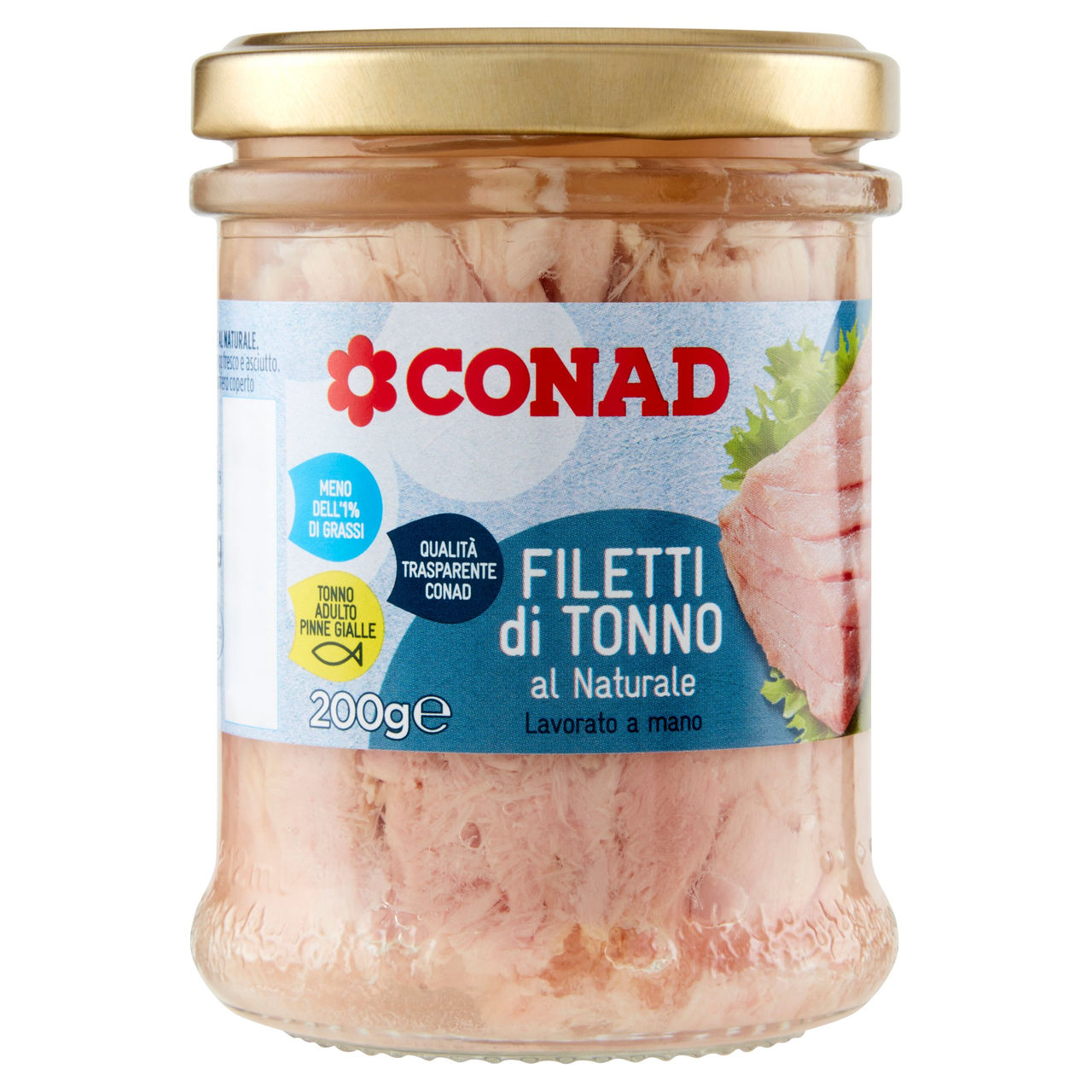 Filetti di Tonno al Naturale 200 g Conad