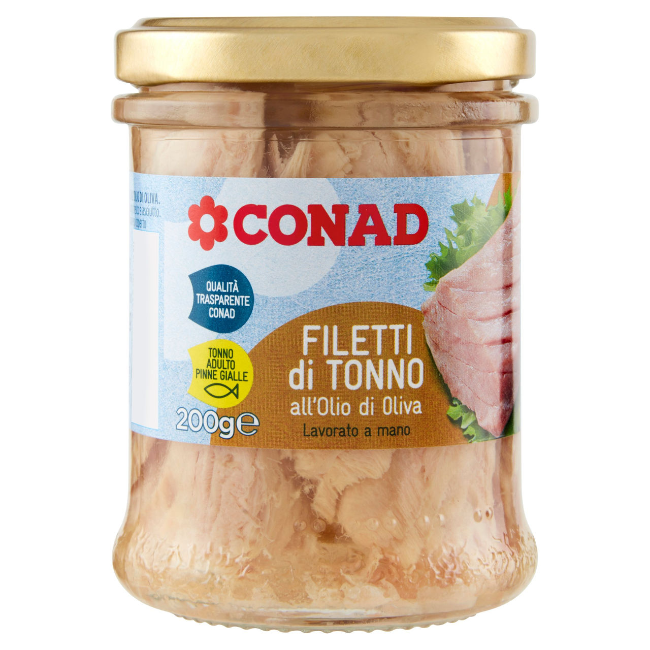 Filetti di Tonno all'Olio di Oliva 200 g Conad