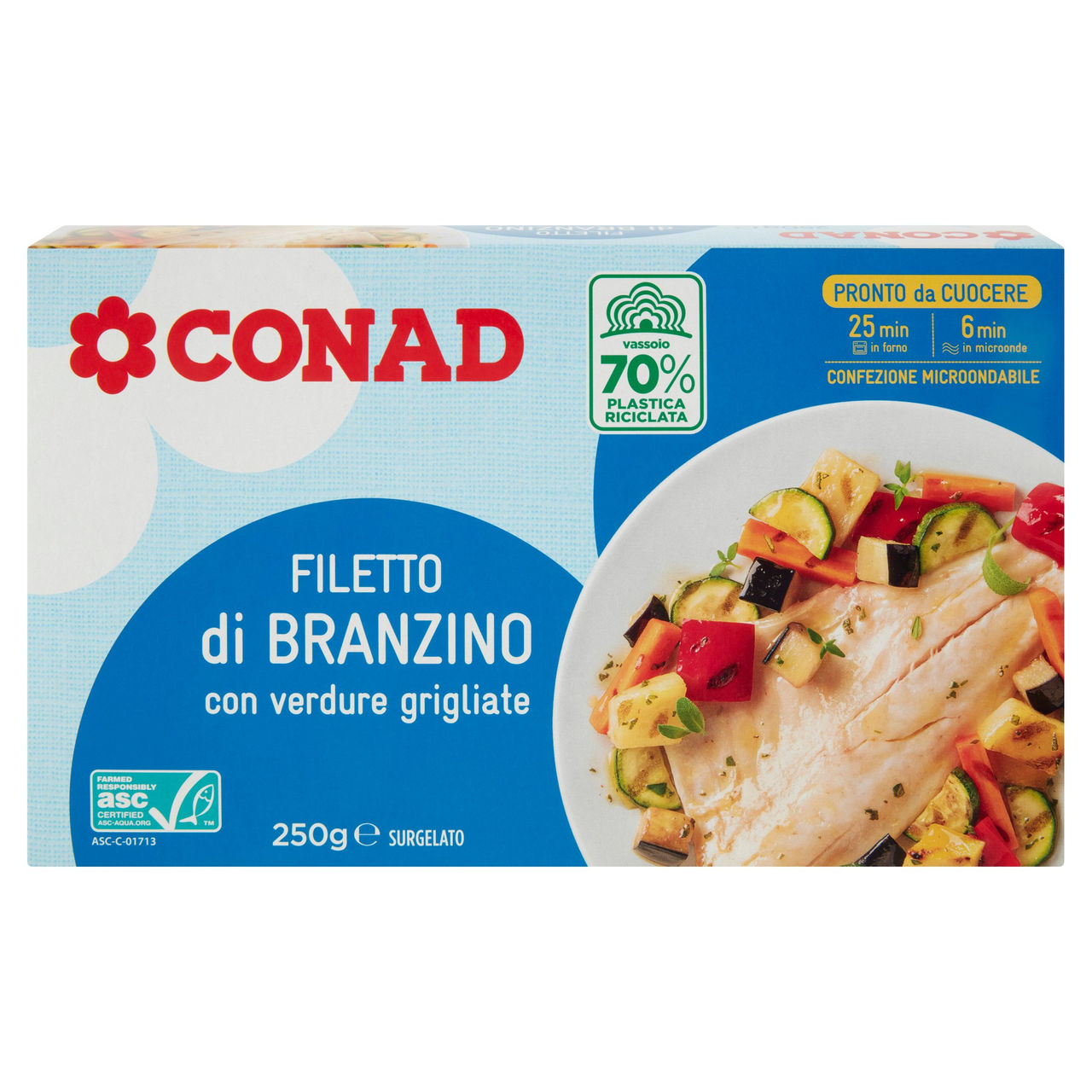 Filetto di Branzino con verdure Conad online