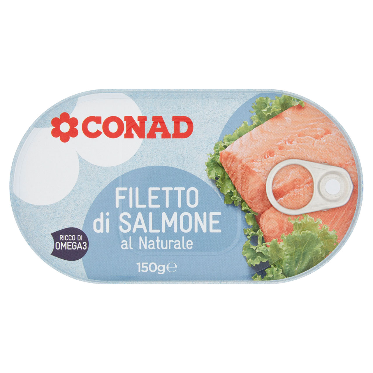 Filetto di Salmone al Naturale 150 g Conad online