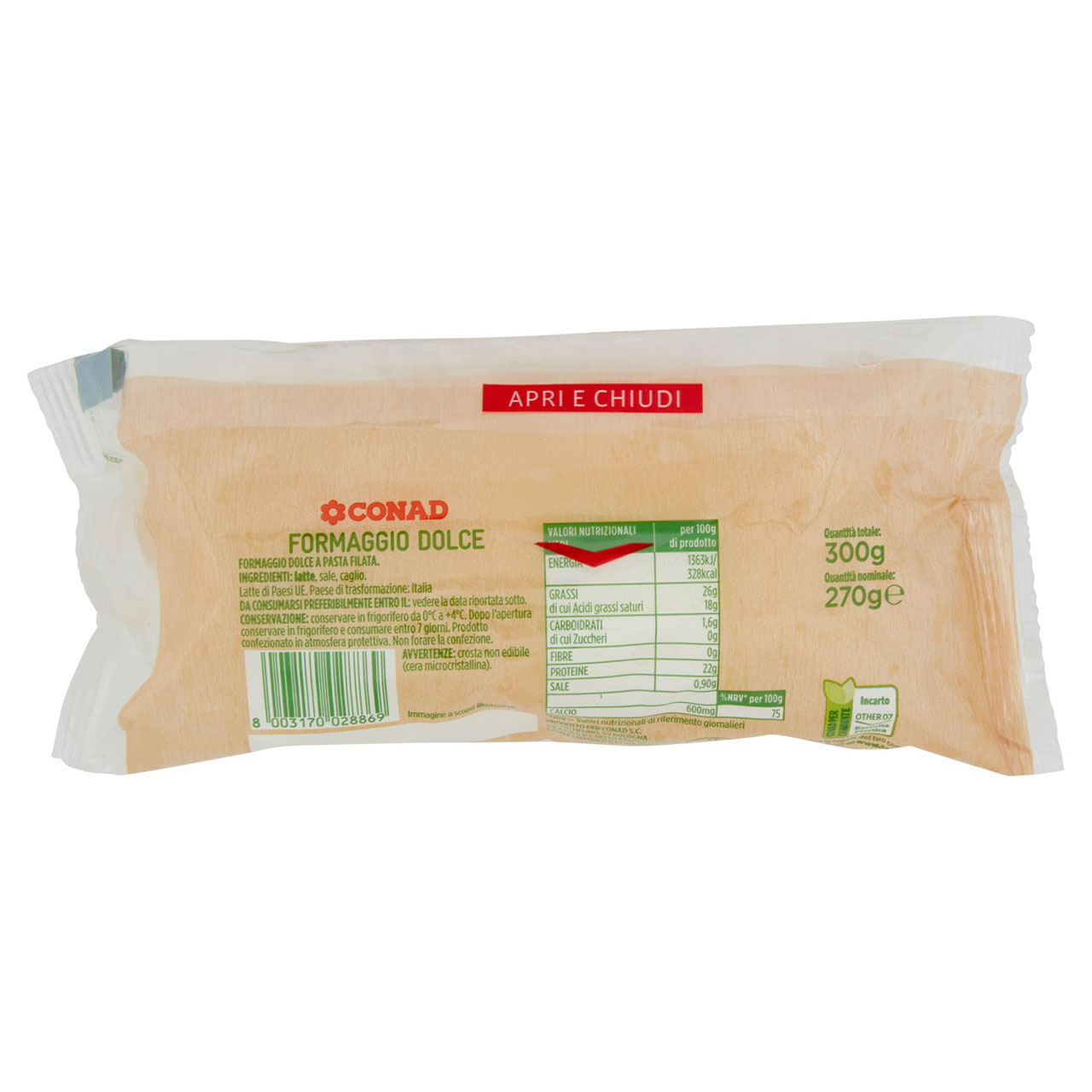 Formaggio Dolce a Pasta Filata 270 g Conad online