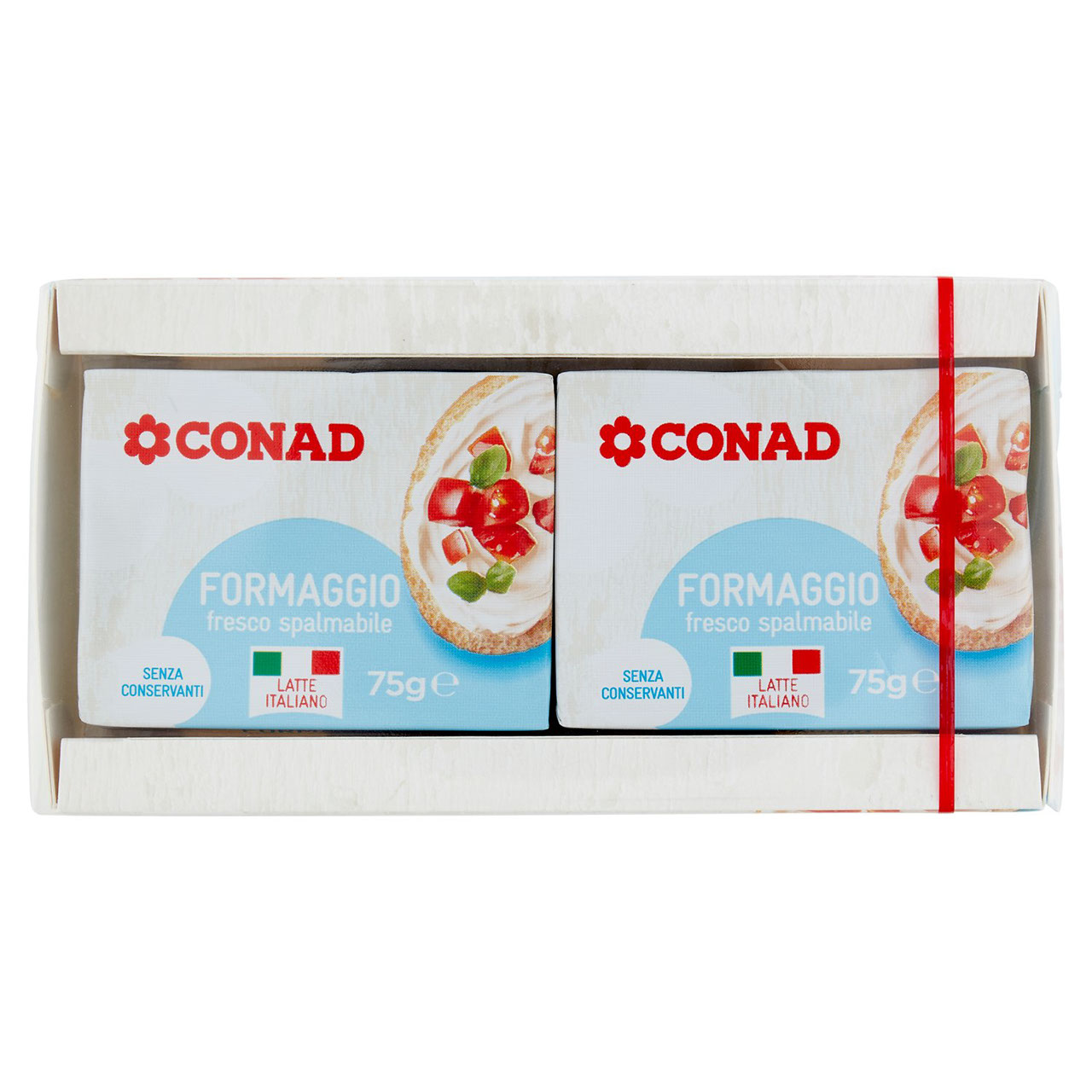 CONAD Formaggio fresco spalmabile 2 x 75 g