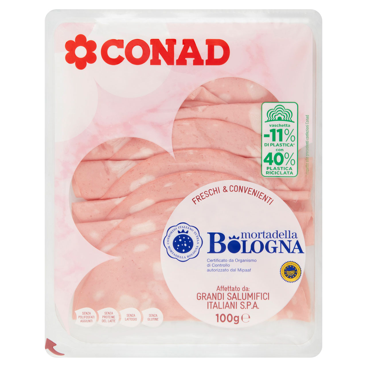 Mortadella Bologna IGP g 100 Conad