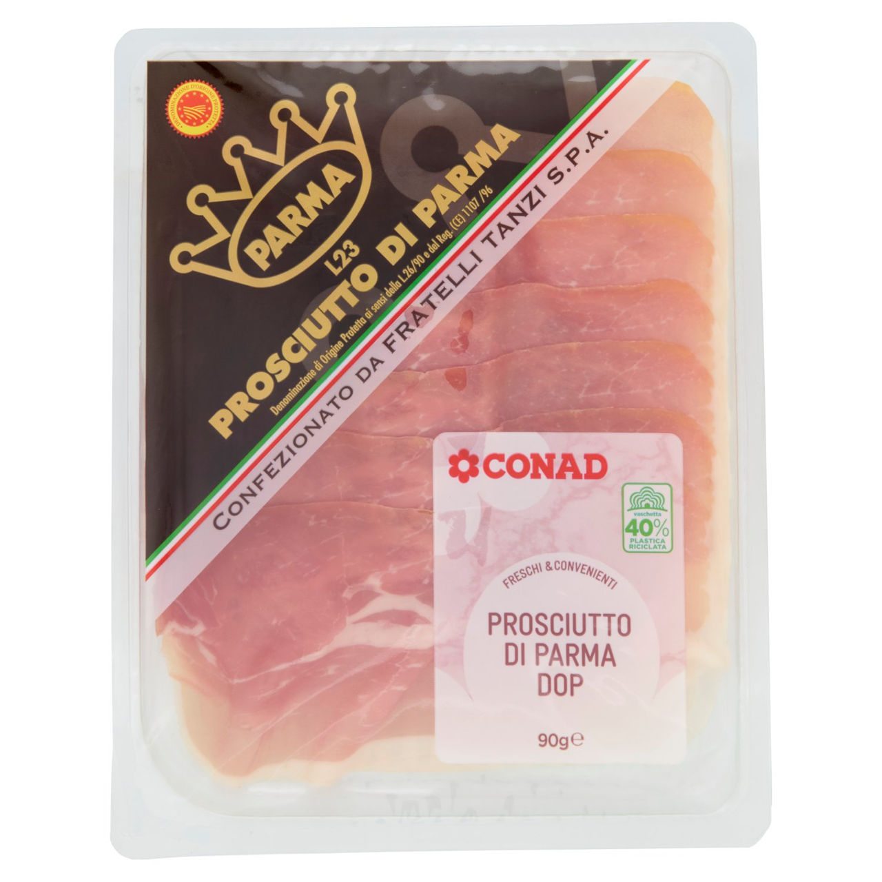 CONAD Freschi & Convenienti Prosciutto di Parma DOP 90 g