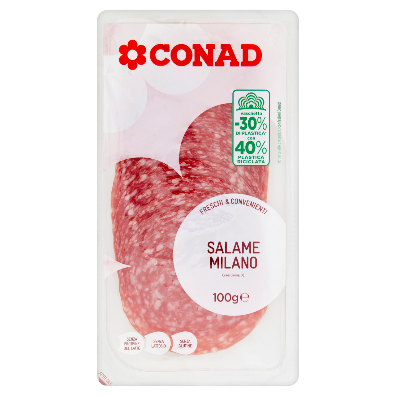 CONAD Freschi & Convenienti Salame Milano 100 g