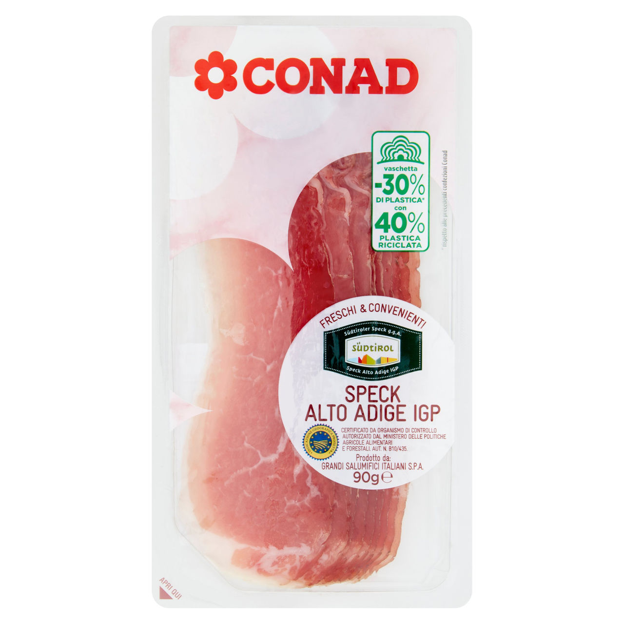 CONAD Freschi & Convenienti Speck Alto Adige IGP 90 g