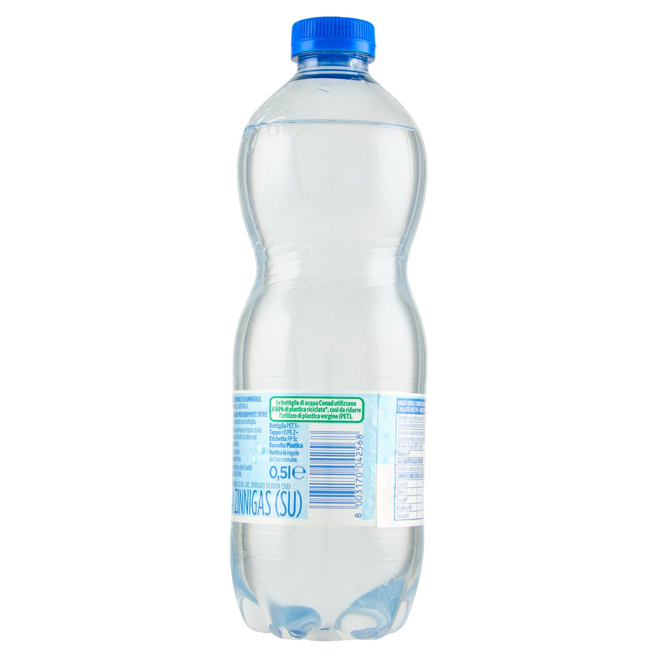 CONAD Frizzante Acqua Minerale Naturale Oligominerale Levia 0,5 l