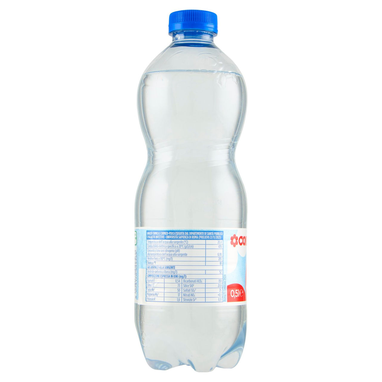 CONAD Frizzante Acqua Minerale Naturale Oligominerale Levia 0,5 l