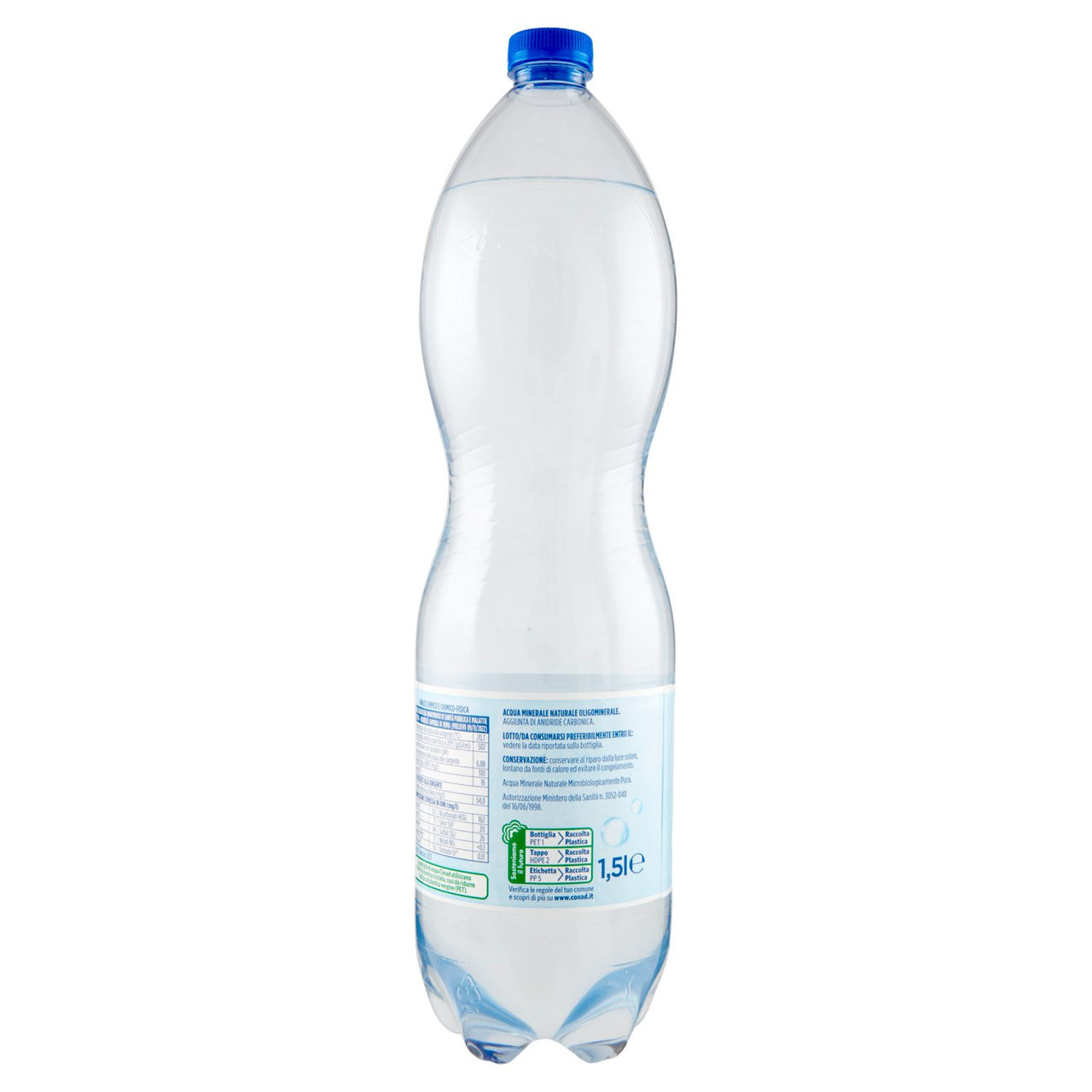 Acqua Minerale Naturale Frizzante 1,5 l Conad